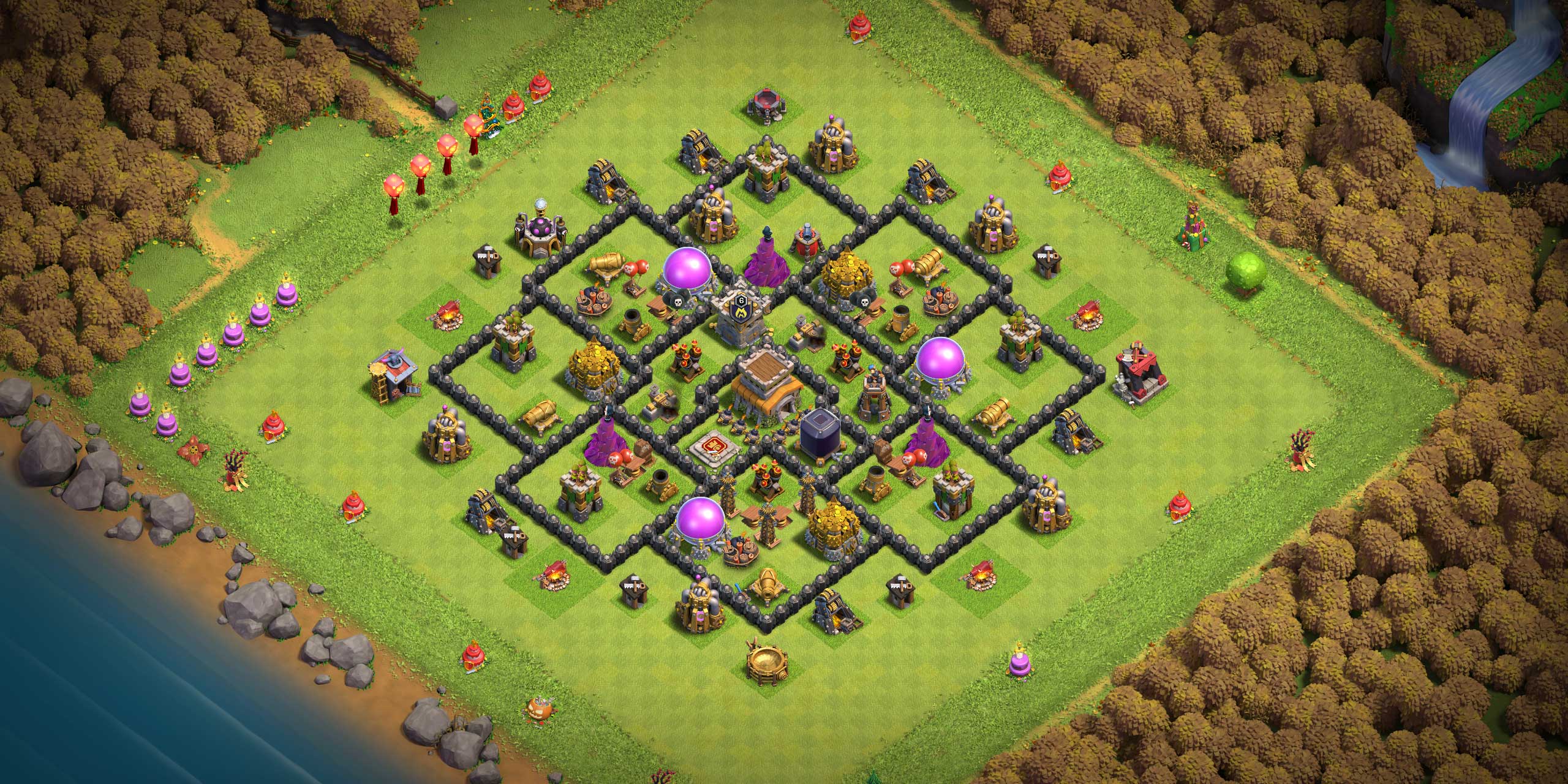 Coc Town Hall 7 Base Design