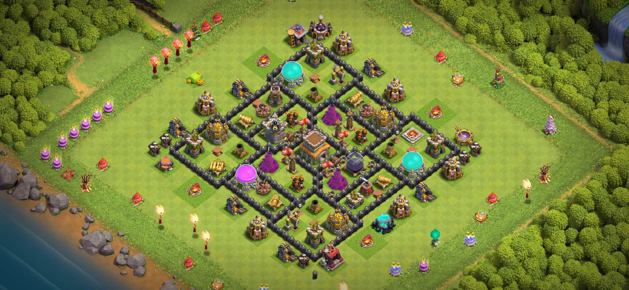 TH8 Base Guide: Protect Your Village - Base of Clans