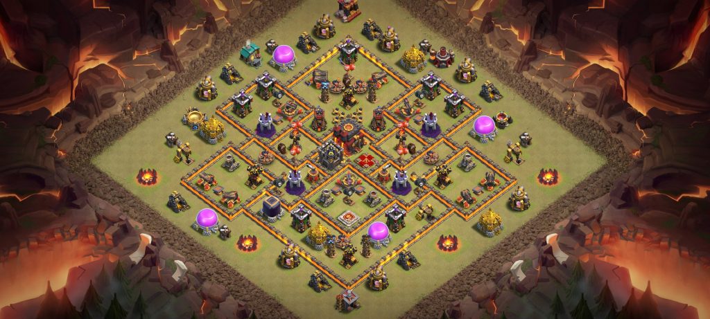 TH10 War Base Layout