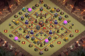 TH10 War Base Layout