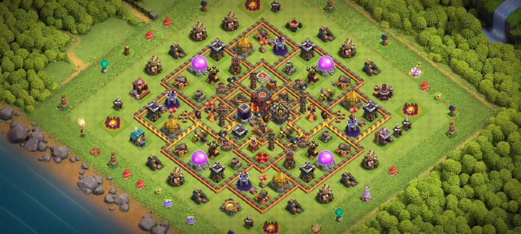 TH10 base layout