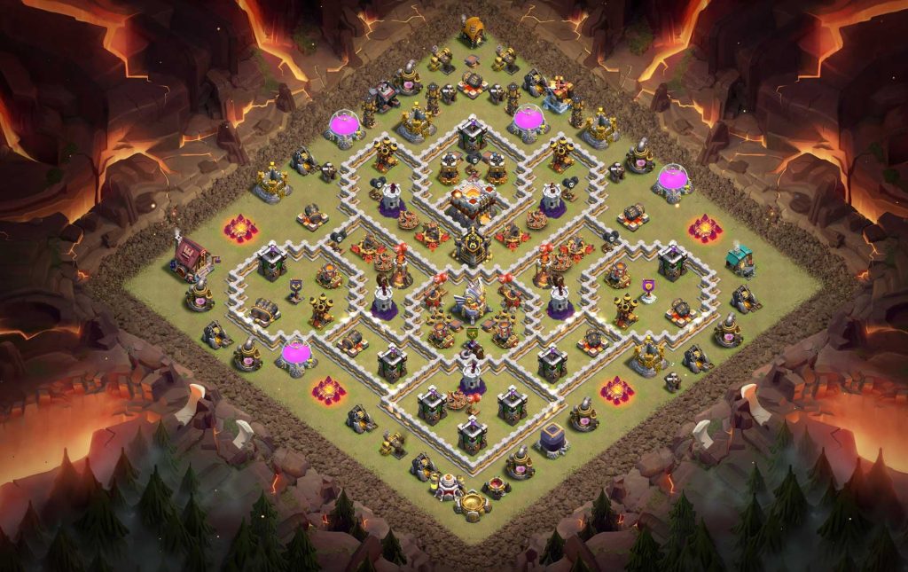 TH11 War Base Layout