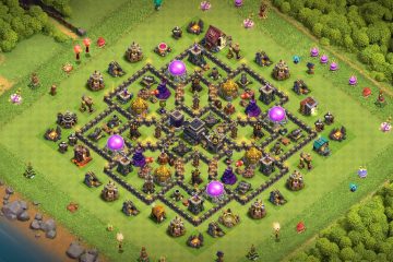 TH9 base layouts